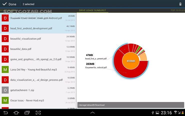 دانلود Device Storage Analyzer 4.1.9 for Android +2.1 - دانلود آنالیز و مدیریت فضای گوشی برای اندروید - سافت گذر