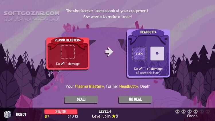 دانلود Dicey Dungeons + Update v1.2 - دانلود بازی بهترین بازی های معمایی - سافت گذر