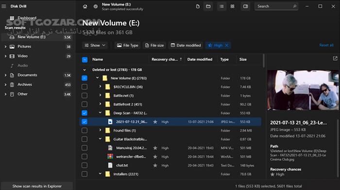 دانلود Disk Drill Enterprise 6.1.1162.0 - دانلود ریکاوری فایل های پاک شده - سافت گذر