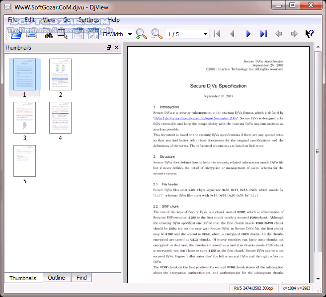 دانلود DjVuLibre 3.5.25.4 DjView 4.9.2 - دانلود نرم‌افزار اجرا و نمایش فایل‌های DjVu - سافت گذر