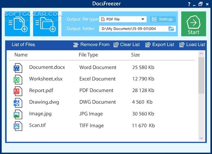 دانلود DocuFreezer 6.0.2408.27190 - دانلود کانورتر - سافت گذر