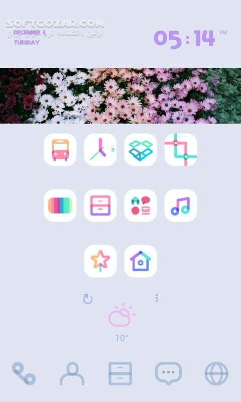 دانلود LINE Launcher 2.4.38 for Android +4.0 - دانلود لانچر زیبا! برای اندروید - سافت گذر