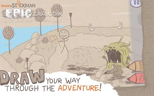 دانلود Draw a Stickman: EPIC 1 v1.4.3.113 / EPIC 2 v1.1.1.554 for Android +2.3 - دانلود بازی نقاشی آدمک برای اندروید - سافت گذر