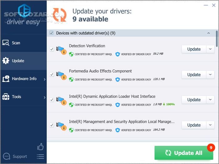 دانلود Driver Easy Professional 7.1.0 Build 2641 - دانلود آپدیت اتوماتیک درایورها - سافت گذر