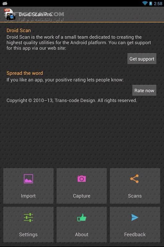 دانلود Droid Scan Pro 6.5.1 for Android +4.0 - دانلود اسکنر موبایل و ساخت PDF برای اندروید - سافت گذر
