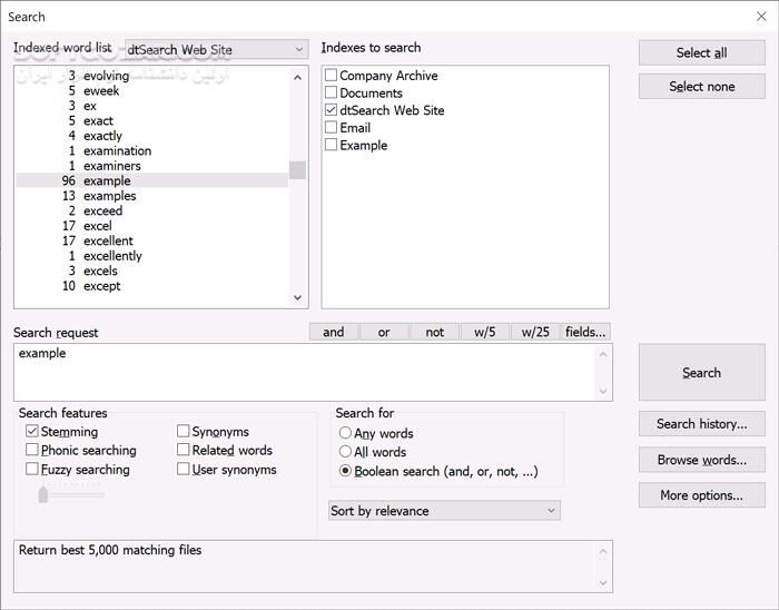 دانلود DtSearch Desktop + Engine 2025.02 Build 8845 - دانلود جستجوی متن - سافت گذر
