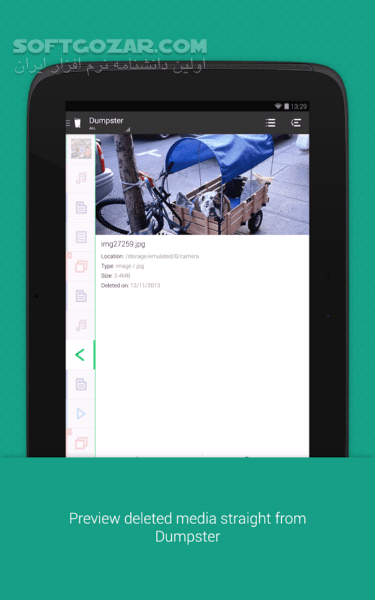 دانلود Dumpster Image & Video Restore 3.3.368.90 for Android +2.3 - دانلود سطل آشغال اندروید برای اندروید - سافت گذر