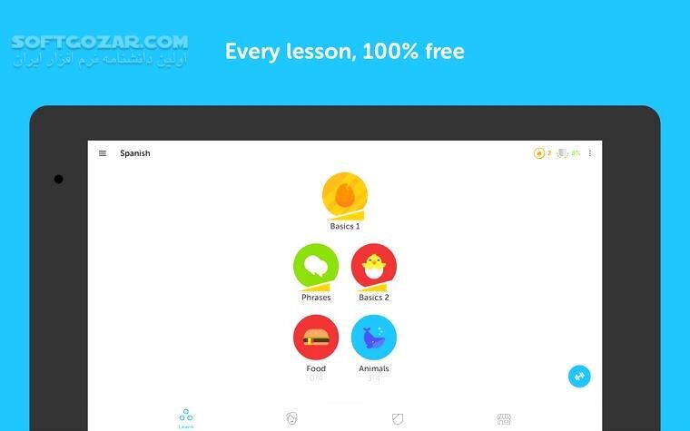 دانلود Duolingo: Learn Languages 6.57.3 for Android +10 - دانلود دولینگو برای اندروید - سافت گذر