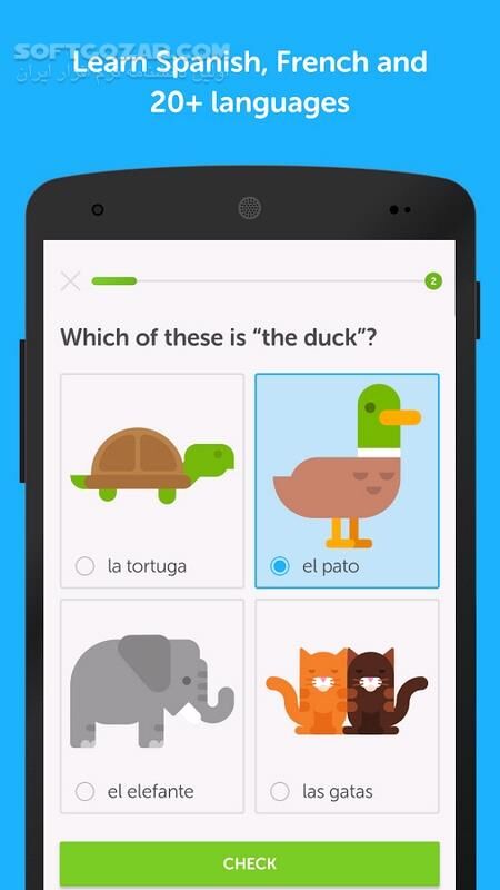 دانلود Duolingo: Learn Languages 6.57.3 for Android +10 - دانلود دولینگو برای اندروید - سافت گذر