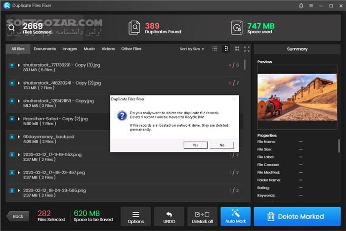 دانلود Duplicate Files Fixer 1.2.1.661 - دانلود شناسایی و حذف فایل های تکراری - سافت گذر