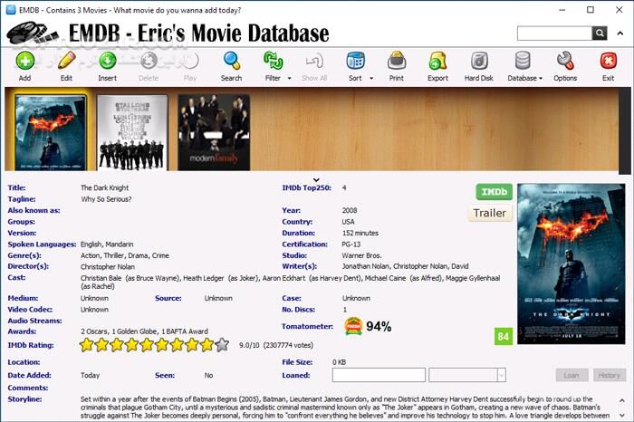 دانلود EMDB 5.40 - دانلود ساخت آرشیو فیلم و سریال - سافت گذر