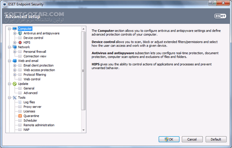 دانلود ESET Endpoint Security 5.0.2272.7 x86/x64 - دانلود نود 32 اندپوینت 5 - سافت گذر