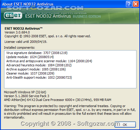 دانلود ESET NOD32 Antivirus / Smart Security Business Edition 3.0.695.0 x86/x64 (Update 12000) 2015-07-27 - دانلود نود 32 بیزینس 3 - سافت گذر