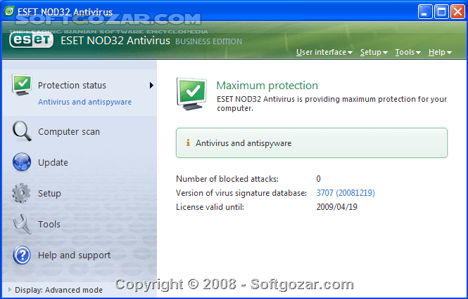 دانلود ESET NOD32 Antivirus / Smart Security Business Edition 3.0.695.0 x86/x64 (Update 12000) 2015-07-27 - دانلود نود 32 بیزینس 3 - سافت گذر