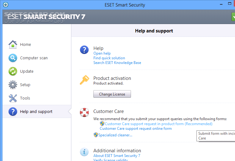 دانلود ESET Smart Security 7.0.325.1 x86/x64 + (Update 12000) 2015-07-27 - دانلود نود 32 اسمارت سکوریتی 7 - سافت گذر