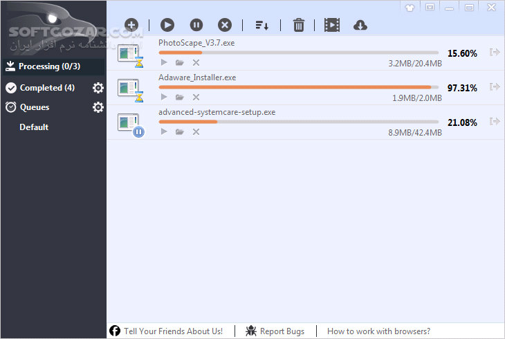 دانلود EagleGet 2.1.6.70 - دانلود مدیریت دانلود ایگل گت - سافت گذر