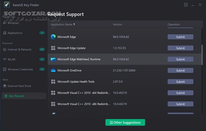 دانلود EaseUS Key Finder Pro 4.1.6 - دانلود اسکن و بازیابی رمزهای عبور - سافت گذر