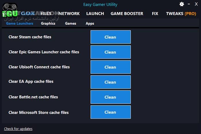 دانلود Easy Gamer Utility PRO 1.3.89 - دانلود حل مشکلات بازی‌ها در ویندوز - سافت گذر