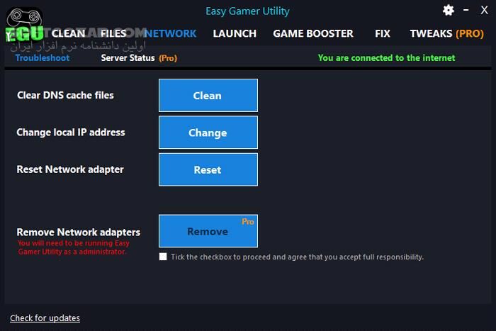 دانلود Easy Gamer Utility PRO 1.3.89 - دانلود حل مشکلات بازی‌ها در ویندوز - سافت گذر