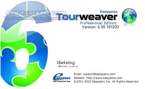 دانلود Easypano Tourweaver Professional 7.98.181016 / PanoWeaver 10.03.200416 / PanoWalker 2.00.111102 / ModelWeaver 3.00.090729 - دانلود نرم افزار ساخت تصاویر 360 در 180 درجه و تور مجازی - سافت گذر