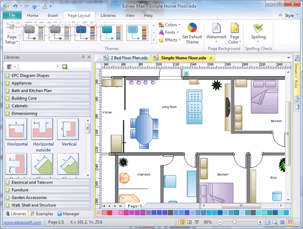 دانلود EdrawMax 15.0.2.1409 Ultimate + Portable - دانلود طراحی نمودار - سافت گذر