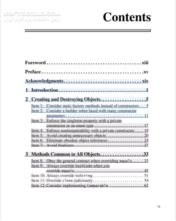 دانلود Effective Java (2nd Edition) - دانلود کتاب آموزش جاوا - سافت گذر