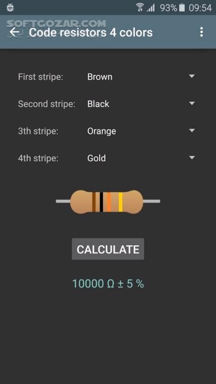 دانلود Electrical calculations Pro 7.10.1 For Android +2.3 - دانلود ماشین حساب رشته برق برای اندروید - سافت گذر