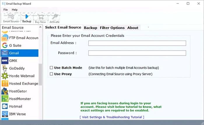دانلود Email Backup Wizard Enterprise 15.2 - دانلود پشتیبان‌گیری از ایمیل‌ها - سافت گذر