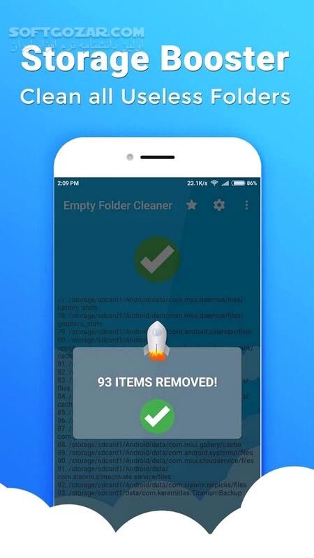 دانلود Empty Folder Cleaner 2.1.7 For Android +4.0 - دانلود حذف فولدرهای خالی برای اندروید - سافت گذر