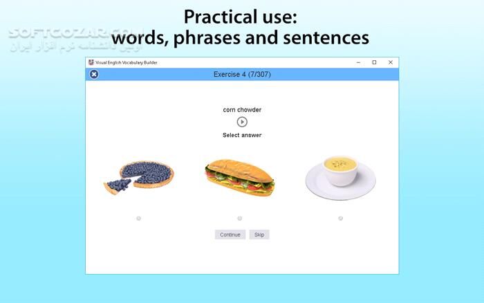 دانلود English Visual Vocabulary Builder 1.2.9 - دانلود آموزش لغات انگلیسی - سافت گذر