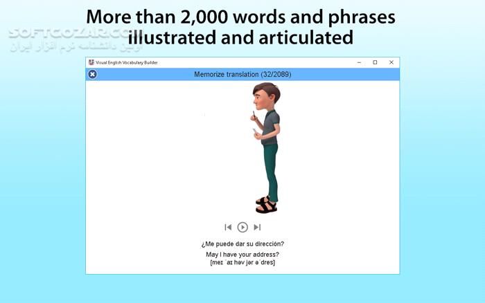 دانلود English Visual Vocabulary Builder 1.2.9 - دانلود آموزش لغات انگلیسی - سافت گذر