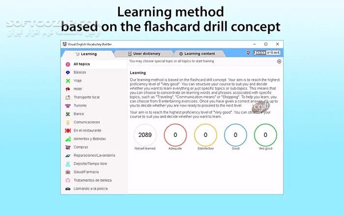 دانلود English Visual Vocabulary Builder 1.2.9 - دانلود آموزش لغات انگلیسی - سافت گذر