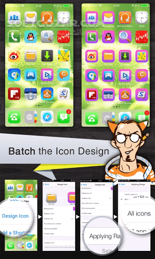 دانلود Espier Launcher 3.4.0 for Android +2.2 - دانلود لانچر شبیه سازی شده سیستم عامل iOS برای اندروید - سافت گذر