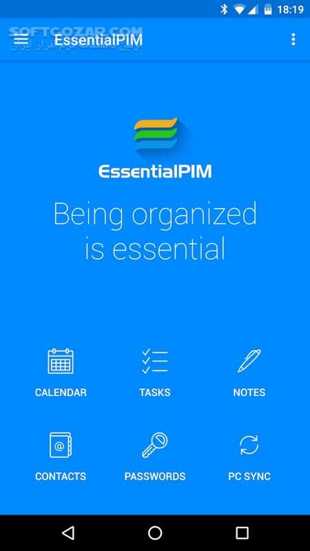 دانلود EssentialPIM Pro 5.7.3for Android +4.0.3 - دانلود مدیریت اطلاعات شخصی برای اندروید - سافت گذر
