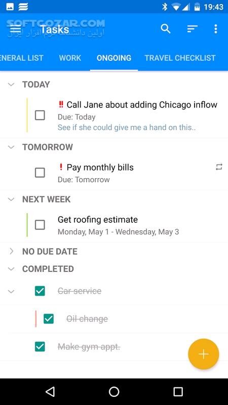 دانلود EssentialPIM Pro 5.7.3for Android +4.0.3 - دانلود مدیریت اطلاعات شخصی برای اندروید - سافت گذر