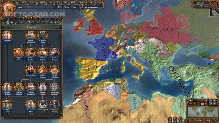 دانلود Europa Universalis IV: Golden Century + Updates - دانلود بازی گسترش تاریخ اروپا 4 - سافت گذر