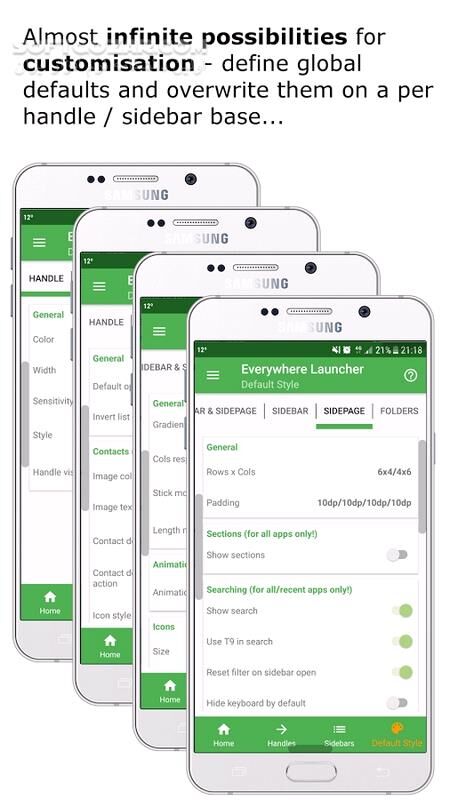 دانلود Everywhere Launcher Pro 2.31 for Android +4.1 - دانلود لانچر محبوب برای اندروید - سافت گذر