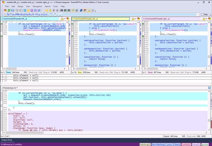 دانلود ExamDiff Pro Master Edition 16.0.1.16 - دانلود مقایسه فایل‌ها و فولدرها - سافت گذر