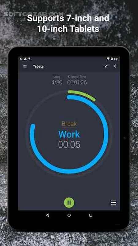دانلود Exercise Timer Premium 7.022 For Android +4.0.3 - دانلود تایمر ورزشی برای اندروید - سافت گذر