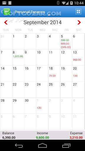 دانلود Expense Manager Pro 3.6.8 for Android +4.0 - دانلود مدیریت دخل و خرج برای اندروید - سافت گذر