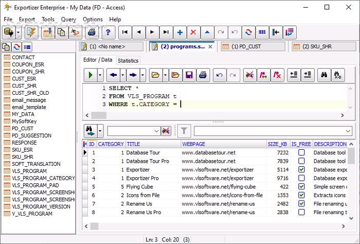 دانلود Exportizer Enterprise 10.2.6.576 - دانلود استخراج و تبدیل داده‌ها - سافت گذر
