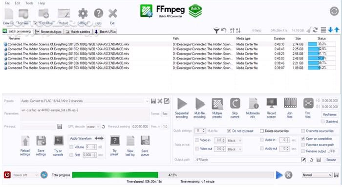 دانلود FFmpeg Batch AV Converter 3.2.6 - دانلود انکودر و مبدل فایل های ویدئویی و صوتی - سافت گذر