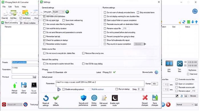 دانلود FFmpeg Batch AV Converter 3.2.6 - دانلود انکودر و مبدل فایل های ویدئویی و صوتی - سافت گذر