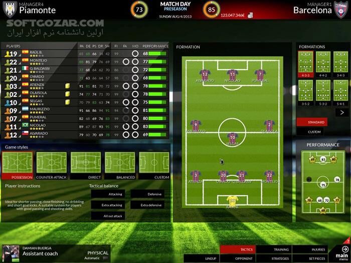 دانلود FX Eleven - دانلود بازی شبیه ساز مدیریت فوتبال اِف‌ایکس الِوِن - سافت گذر