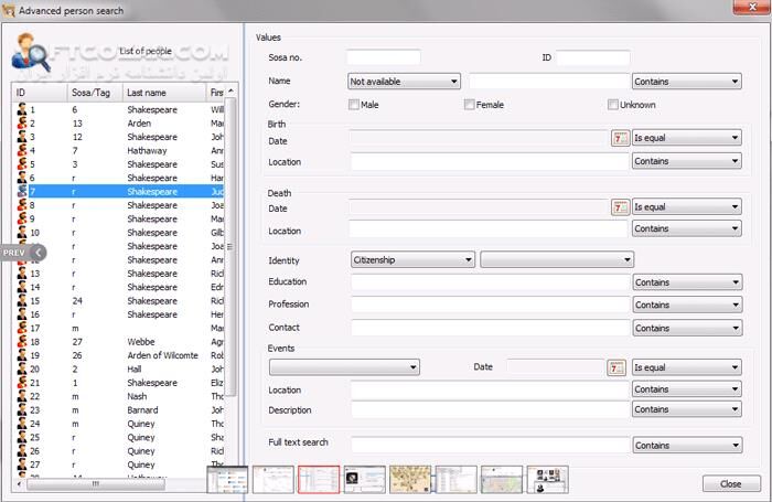 دانلود Family Tree Explorer Premium 10.0.0.2 - دانلود ساخت شجره نامه خانوادگی - سافت گذر