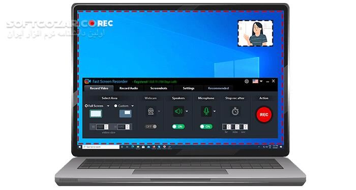دانلود Fast Screen Recorder 2.1.0.16 - دانلود ضبط کننده صفحه نمایش - سافت گذر