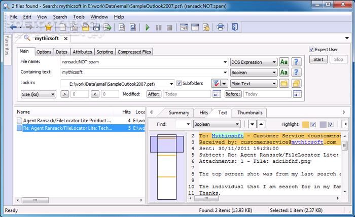 دانلود FileLocator Pro 2022 Build 3544 - دانلود جستجوی سریع فایل ها - سافت گذر
