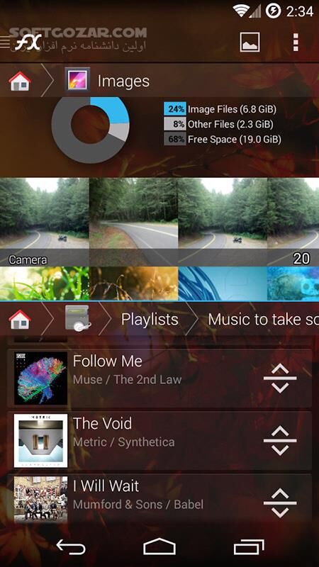 دانلود File Explorer 9.0.0.3 for Android +2.1 - دانلود فایل منیجر برای اندروید - سافت گذر