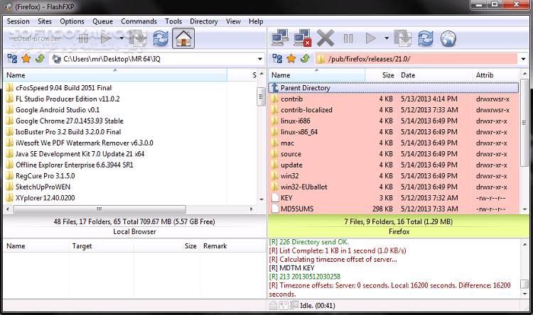 دانلود FlashFXP 5.4.0 Build 3970 + Portable - دانلود مدیریت FTP فلش - سافت گذر