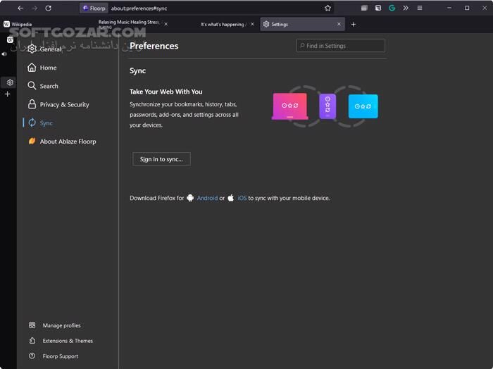 دانلود Floorp Browser 12.7.0 - دانلود مرورگر فلورپ - سافت گذر